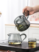法风玻璃煮茶壶茶水分离家用泡茶器红茶电陶炉专用茶具套装烧水壶