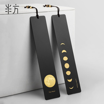 黄铜金属书签创意生日礼物教师节礼品中国风文创纪念品定制刻字
