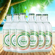 泰国进口饮品大象牌泰象苏打水325mlX6瓶气泡水汽水无糖休闲饮料