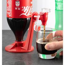 大瓶碳酸汽水可乐雪碧倒置饮水器创意可乐瓶汽水倒置器小型饮水机