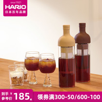 HARIO日本进口细密滤网 冷萃咖啡壶耐热玻璃冷泡咖啡杯 泡水壶FIC