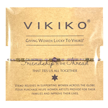 VIKIKO【爱意】天然半宝石紫水晶女生细小手链小众设计饰品礼物