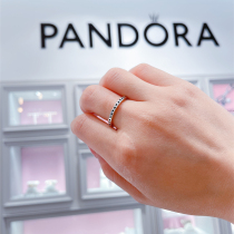 Pandora潘多拉标志爱心戒指925纯银男女对戒婚戒情侣送礼物197133