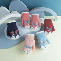 S9宝宝手套冬季男女儿童保暖加厚绒女小孩婴幼儿1-2 3岁手套一岁