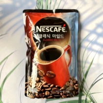 韩国原装进口雀巢经典原味速溶咖啡500g袋装黑咖啡 无蔗糖无伴侣