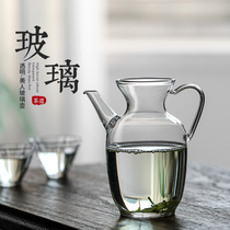仿宋绿茶壶小青柑茶壶高硼硅耐热玻璃茶具办公家用神器水杯简约