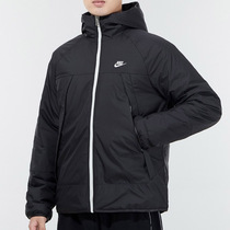 Nike耐克男子冬季双面穿运动休闲保暖棉服连帽夹克外套DH2784-010