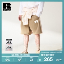 RUSSELL ATHLETIC夏季新款男装字母印花休闲户外运动短裤6060LXK