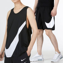 Nike耐克运动套装男2024夏季新款篮球服无袖T恤背心短裤五分裤