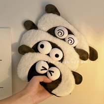 可爱卡通小羊搞怪眼罩遮光睡眠专用睡觉眼睛罩夏季冰敷女生护眼罩