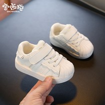 宝宝小白鞋1一3岁春秋季婴儿鞋子儿童软底学步鞋单鞋男女小童板鞋