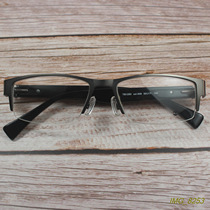 复古金属半框弹簧板材腿男女商务方框配眼镜框结实光学眼镜架