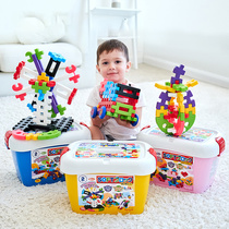 Toyroyal皇室玩具软积木拼装玩具儿童益智拼插大颗粒塑料宝宝