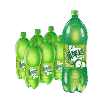Mirinda美年达青苹果味汽水碳酸饮料2L*6瓶装国产家用食品整箱