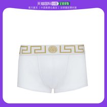 香港直邮Versace范思哲男士内裤白色字母徽标简约透气柔软舒适