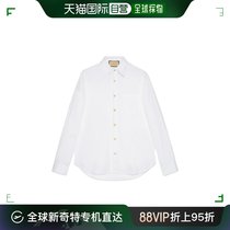 【99新未使用】香港直邮Gucci 古驰 男士 长袖纽扣衬衫 742569ZAN