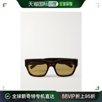 香港直邮潮奢 Givenchy 纪梵希 男士 4G D形框龟甲色醋纤太阳眼镜