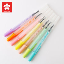 日本樱花3D立体波晒笔 DIY涂鸦手绘果冻笔 进口点压彩色笔 9系列