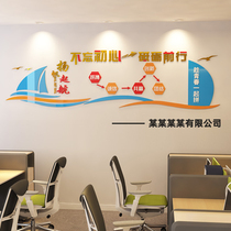 销品公司办公室会议室员工文化墙装饰画文字3d水晶亚克力励志立体