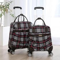 短途旅行拉杆包有轮拉杆行李包袋轻便小型18寸登机布箱万向轮20寸