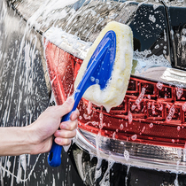 汽车专用洗车海绵块大号长柄刷车擦车神器清洗用去污刷子吸水棉