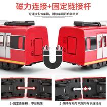 高速列车火车玩具网红小火车大型仿真轨道车电动高铁模型动车组