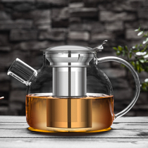 耐热高温玻璃壶过滤冷凉水壶泡茶壶玻璃花茶壶加热煮茶煮水大容量