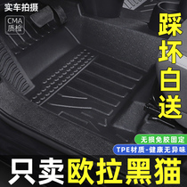适用于欧拉黑猫脚垫全包围专用r1长城黑猫全TPE汽车脚垫改装用品