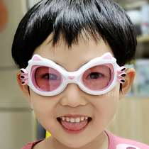儿童泳镜男女防雾防水防紫外线专业游泳大框休闲立体眼镜不勒眼睛