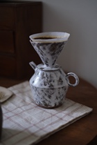 椿｜手工制陶瓷壶手冲咖啡V60滤杯手作器物粗陶器皿餐具