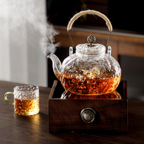 光一玻璃茶壶泡茶壶家用提梁壶煮茶壶电陶炉专用煮茶器茶具烧水壶