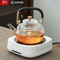 煮茶器2024新款电陶炉茶壶耐高温玻璃烧水养生泡茶壶功夫茶具套装