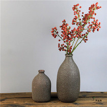 不二家| 日式手工小花瓶花插简约粗陶花器陶瓷 创意水培绿植花瓶