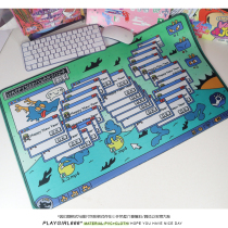 PlayGirl趣味卡通龙年插画鼠标垫大键盘垫电脑游戏笔记本桌垫防滑