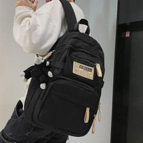 学院风双肩包男生时尚韩版书包大容量ins新款初高中学生休闲背包