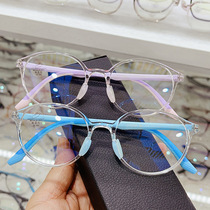 韩版TR儿童眼镜框男女中小学生硅胶防滑鼻托可配近视远视散光眼镜
