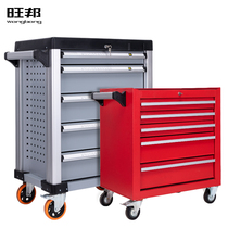 旺邦加强型冷轧钢板抽屉式5层带柜工具车/五层工具柜 零件柜