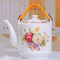景德镇陶瓷茶壶家用大容量凉水壶耐高温青花瓷冷水壶过滤泡茶壶