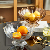 水果盘家用客厅茶几2023新款高颜值现代轻奢风沥水托盘网红干果盘
