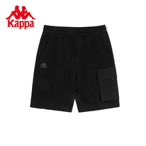 Kappa卡帕男裤2023冬季新款运动休闲透气工装短裤K0C32DY60