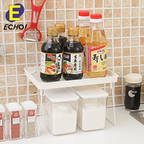 日本ECHO厨房调味架置物架水槽收纳架橱柜储物架子锅架叠加杂物架