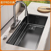 SUS304不锈钢水槽大单槽洗菜盆台下盆厨房家用水池洗菜池洗碗槽