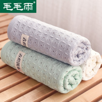 毛巾夏季薄款纯棉洗脸家用成人柔软吸水速干帕子纱布大人用长方形