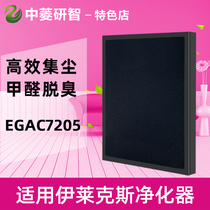 适配伊莱克斯EGAC7205空气净化器复合HEPA高效空气滤网配件除尘等