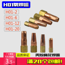 射吸式焊枪H01-6梅花嘴2型丙烷焊嘴12型液化气火咀20型氧气钎焊嘴