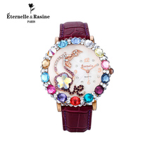 法国Eternelle奥地利水晶腕表 欧美时尚配饰时装手表石英表送女友