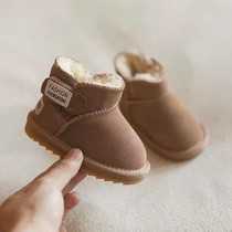 宝宝学步鞋冬季雪地靴加绒保暖婴儿鞋子0—1-2岁软底婴幼儿棉鞋女