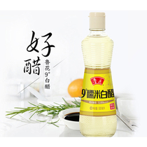 鲁花9°糯米白醋500ml 糯米酿造调味品凉拌炒菜蘸料小瓶装