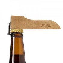 啤酒开瓶器无损无痕神器榉木简易钉子酒瓶启起子个性创意礼品logo