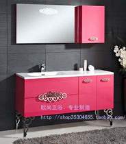 欧式美式橡木浴室柜组合洗脸盆柜洗手盆柜卫浴柜台盆柜立柜TX512